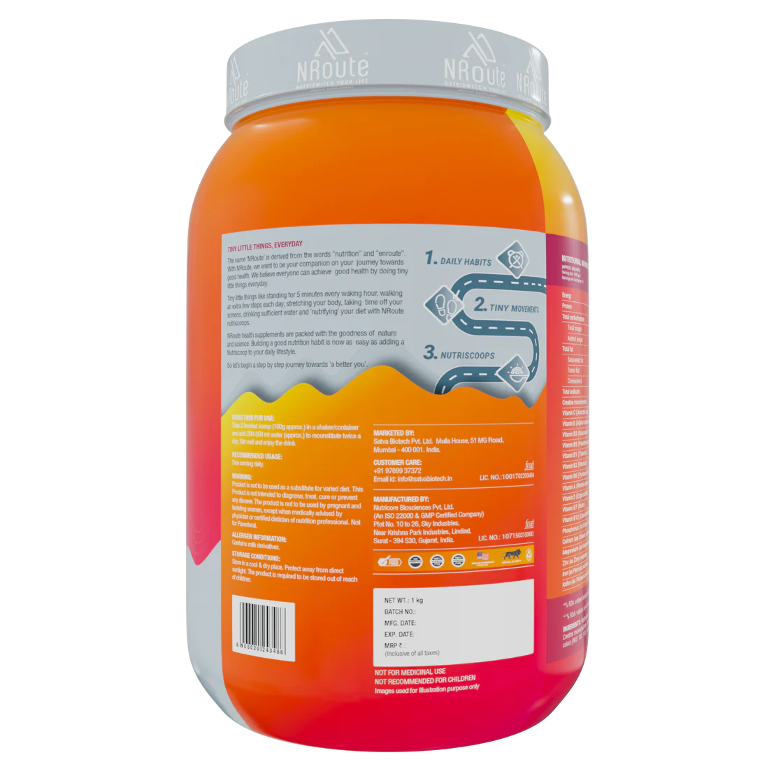 N Route Mass Gainer 3kg