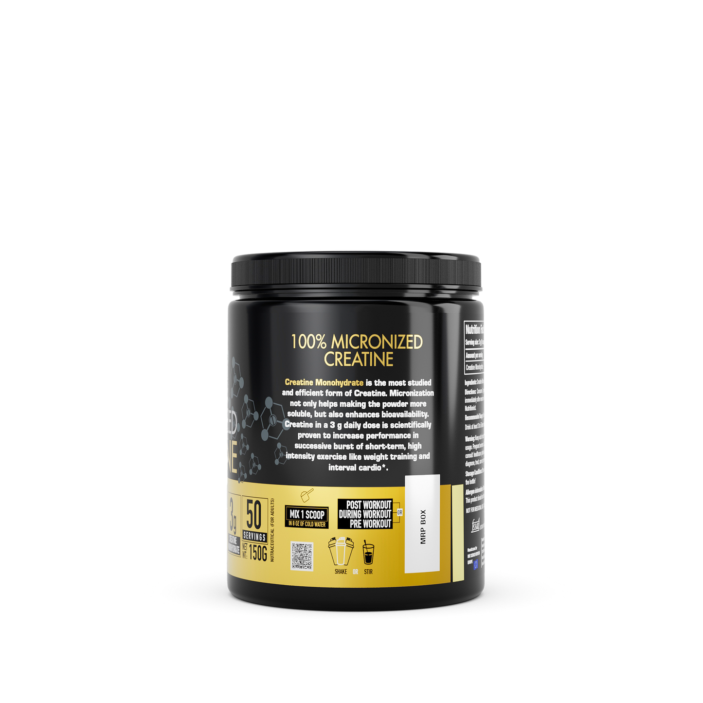 One Science Nutrition Micronized Creatine 150g
