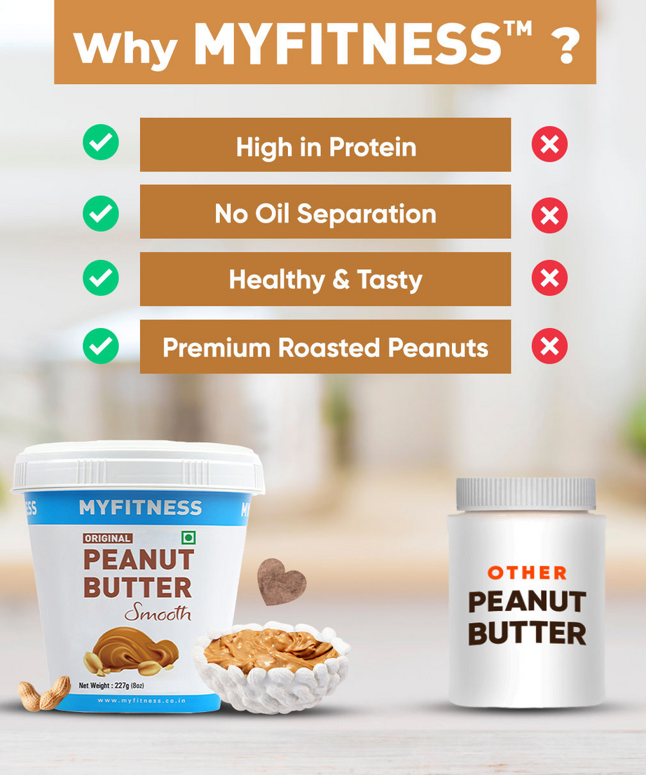 My Fitness Original Peanult Butter Smooth 227g
