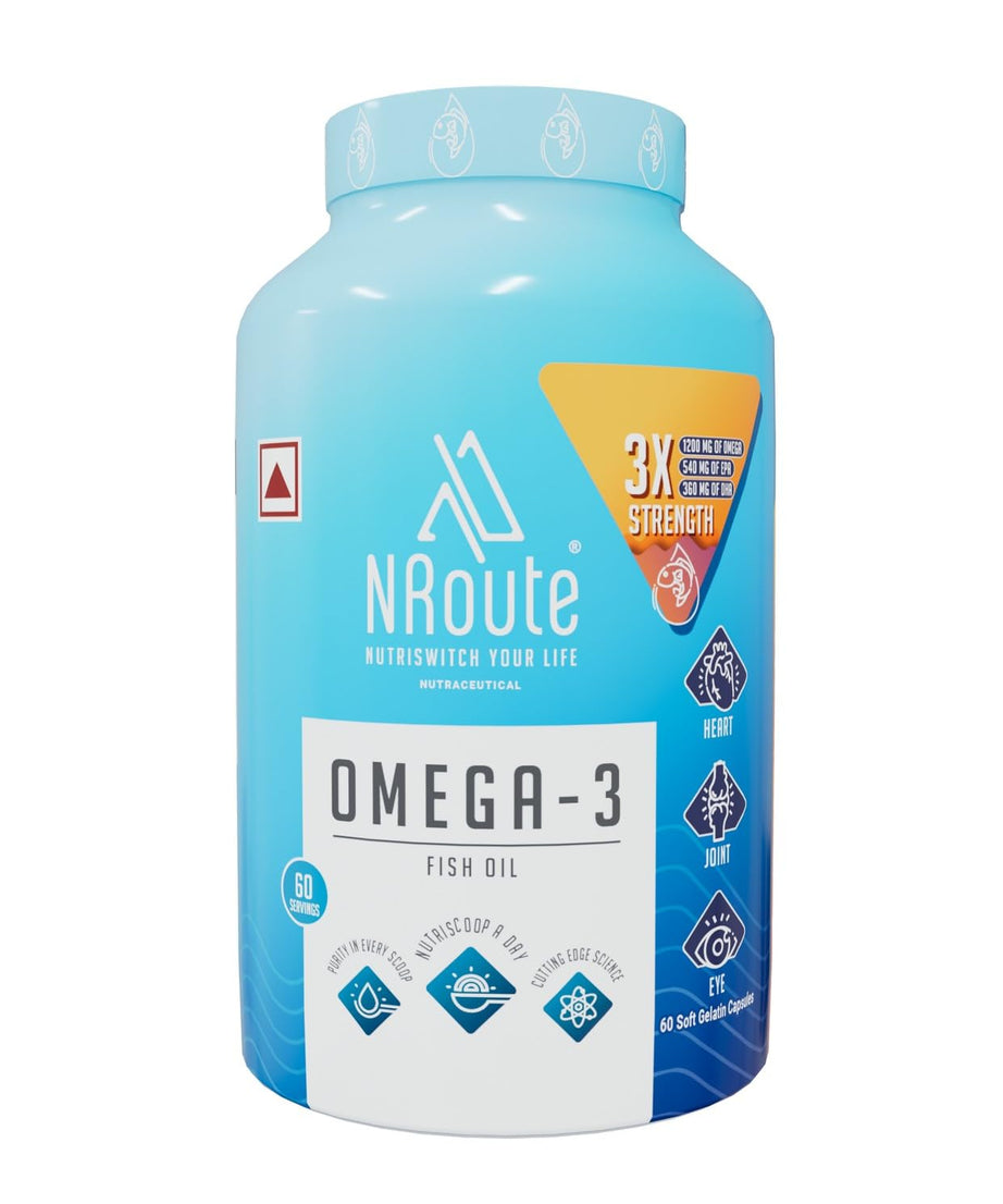 N Route Daily Whey 2kg + N Route Omega-3 Fish Oil 60servings