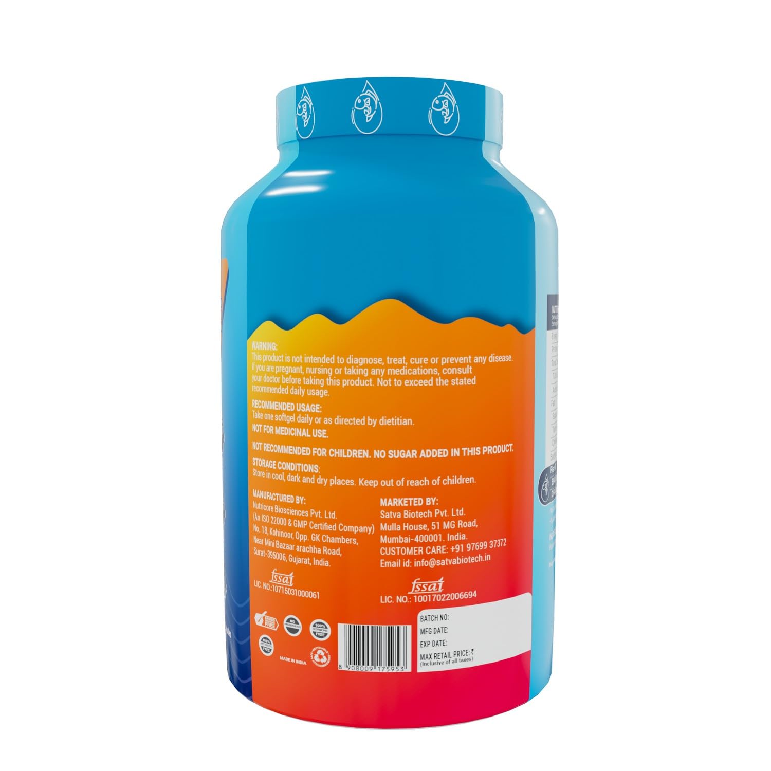 N Route Daily Whey 2kg + N Route Omega-3 Fish Oil 60servings