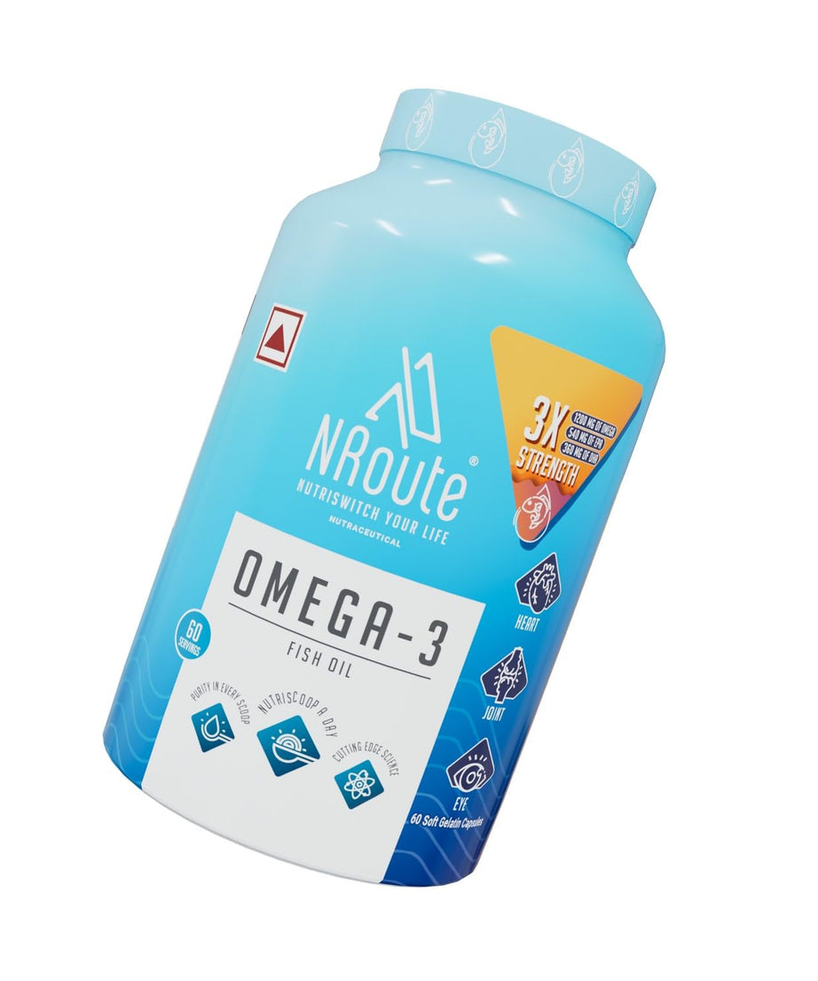 N Route Daily Whey 2kg + N Route Omega-3 Fish Oil 60servings