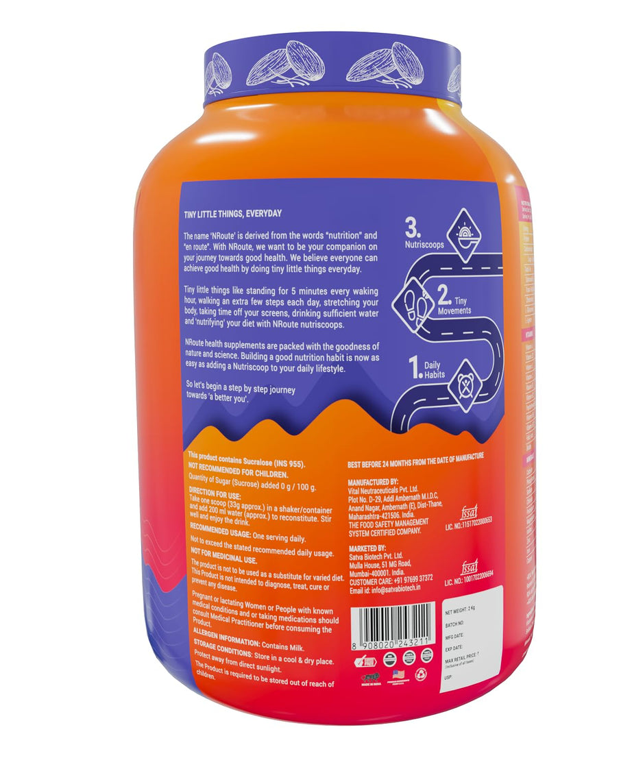 N Route Daily Whey 2kg + N Route Omega-3 Fish Oil 60servings