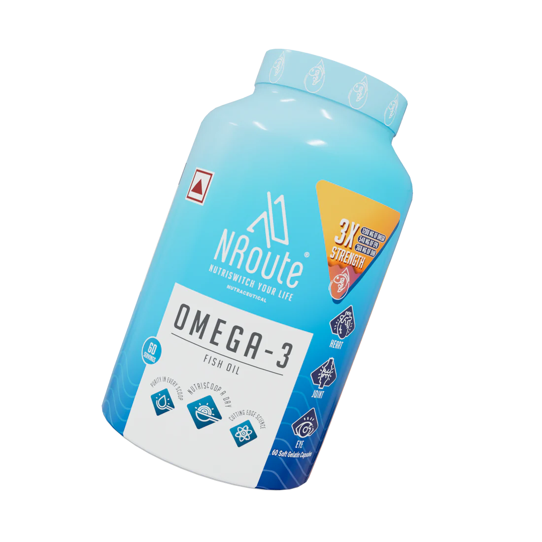 N Route Omega-3 Fish Oil 60servings