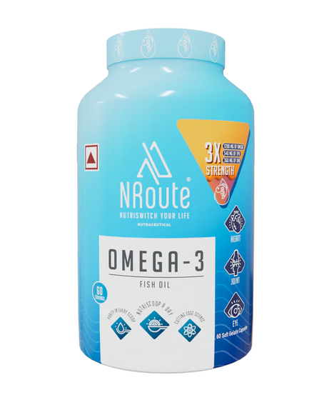 N Route Omega-3 Fish Oil 60servings
