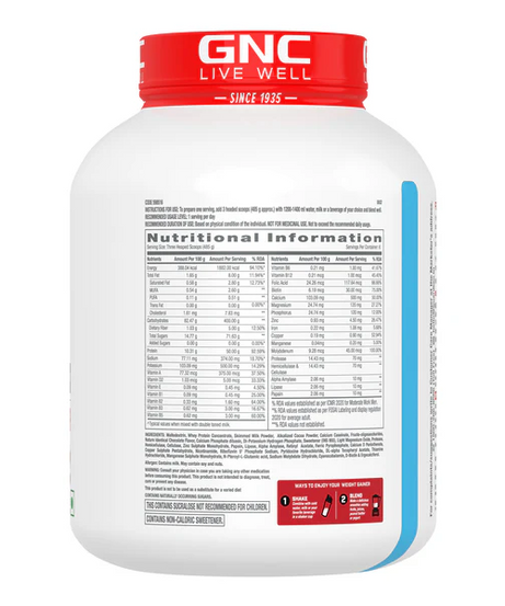 GNC Pro Performance Weight Gainer 3kg