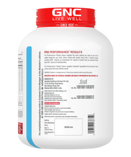 GNC Pro Performance Weight Gainer 3kg