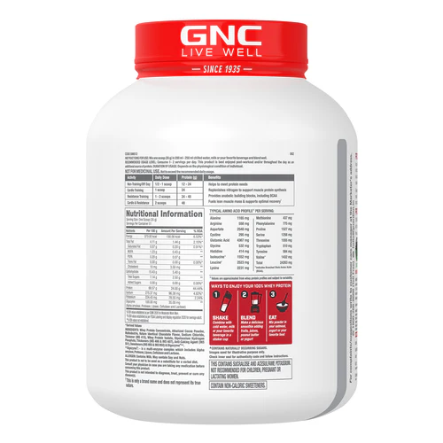 GNC Pro Performance 100% whey 1.81kg