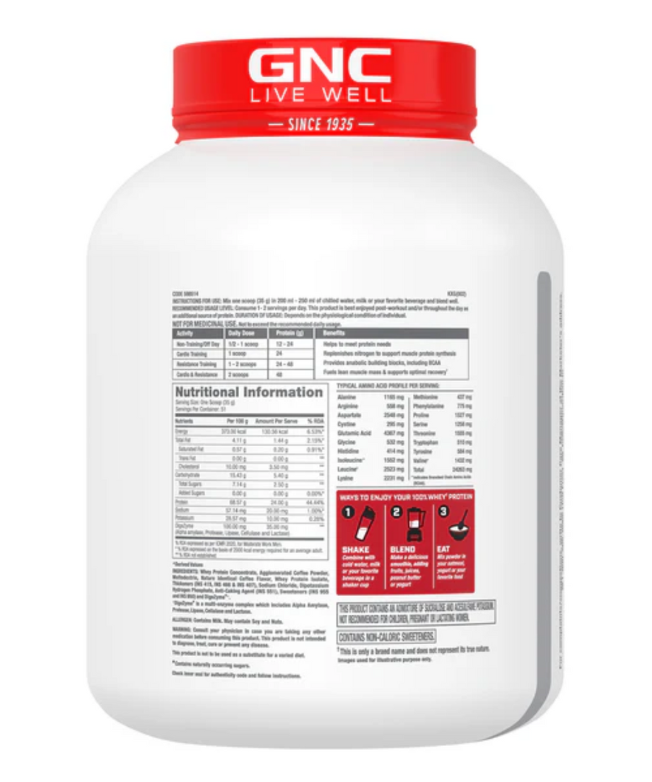 GNC Pro Performance 100% Whey 1.81kg