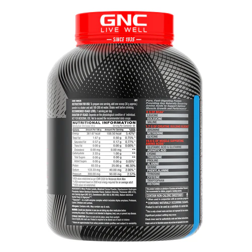 GNC AMP Advanced Muscle Performance Pure Isolate 1.81kg