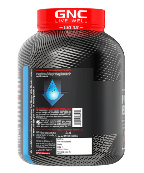 GNC AMP Advanced Muscle Performance Pure Isolate 1.81kg