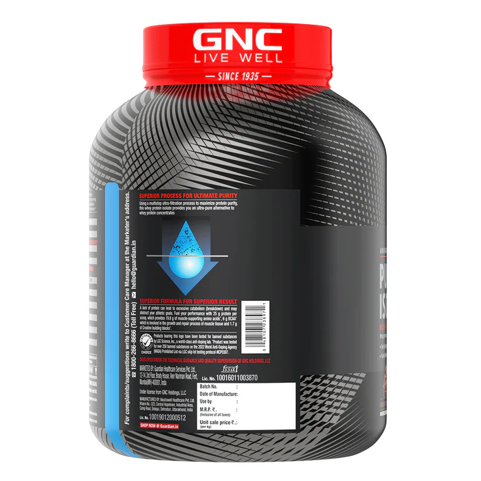 GNC AMP Advanced Muscle Performance Pure Isolate 1.81kg