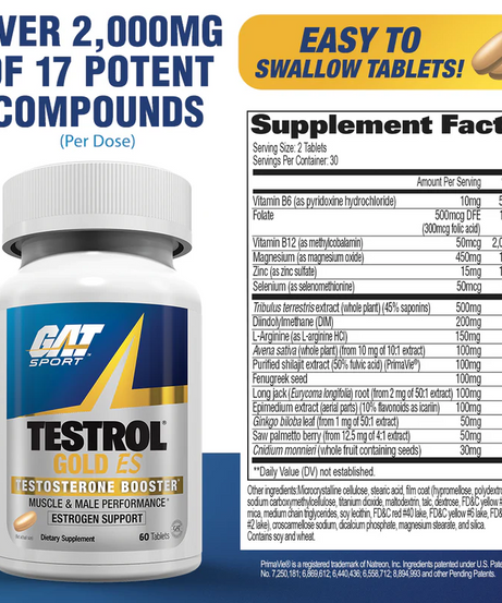 GAT Sport Testrol Gold ES Testosterone Booster