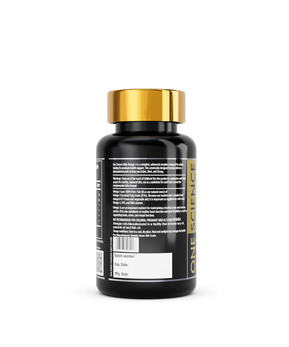 One Science Nutrition Daily Multivitamin + One Science Nutrition Omega-3 Alaskan Fish Oil