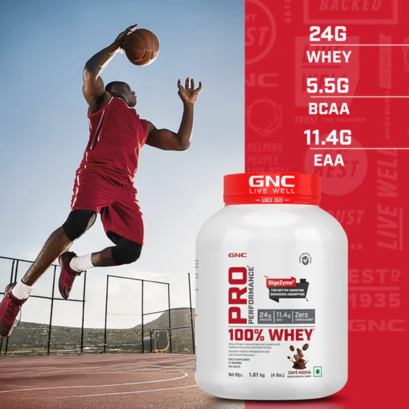 GNC Pro Performance 100% Whey 1.81kg