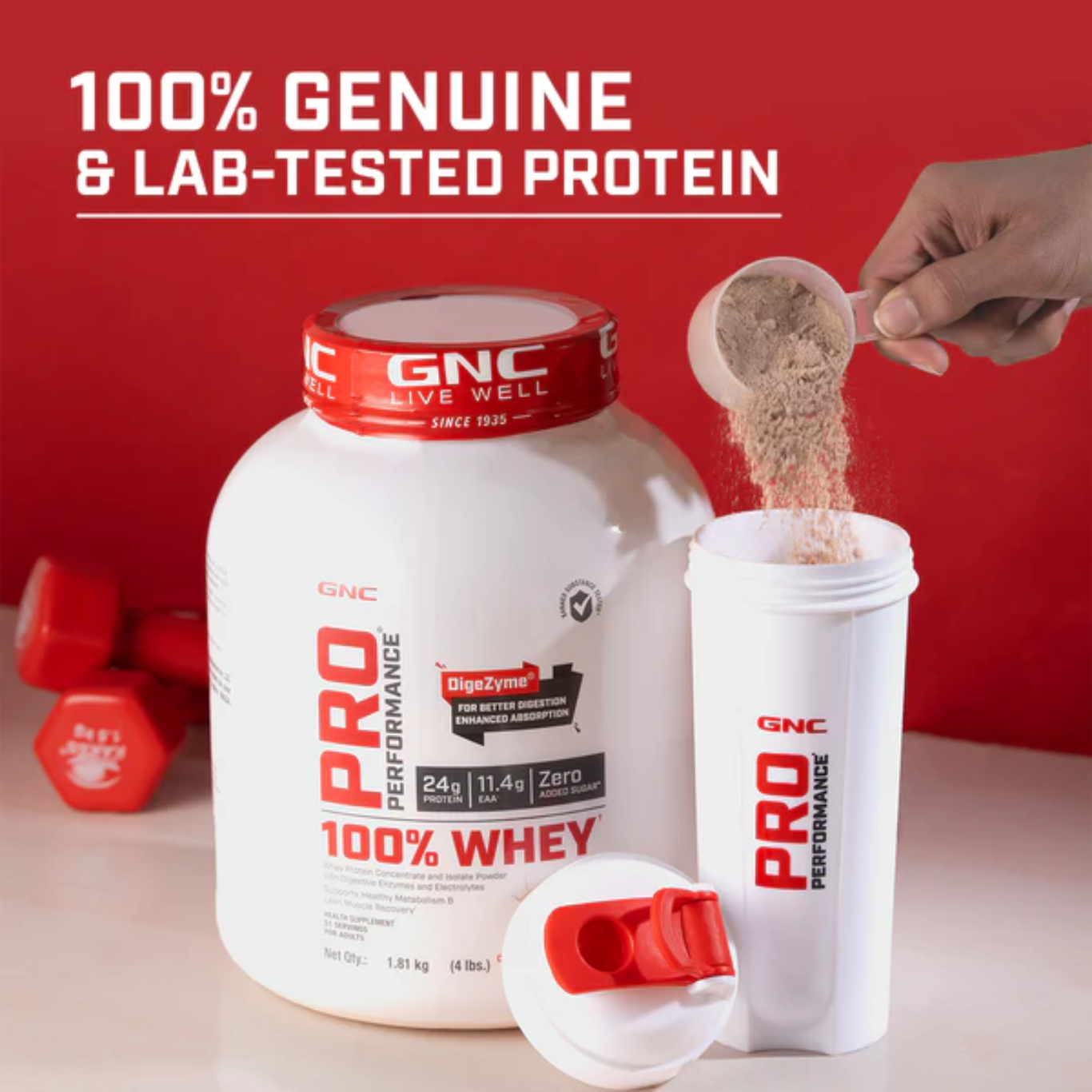 GNC Pro Performance 100% Whey 1.81kg