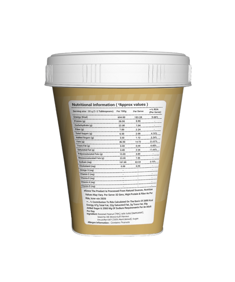 The Organic Cosmos Kulfi Blast Peanut Butter 500g