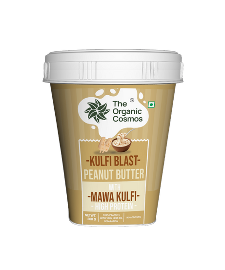The Organic Cosmos Kulfi Blast Peanut Butter 500g