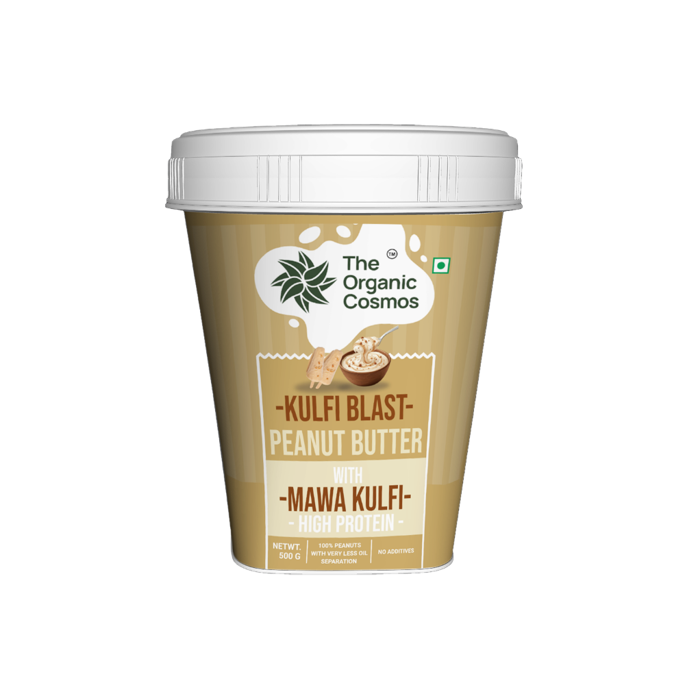 The Organic Cosmos Kulfi Blast Peanut Butter 500g