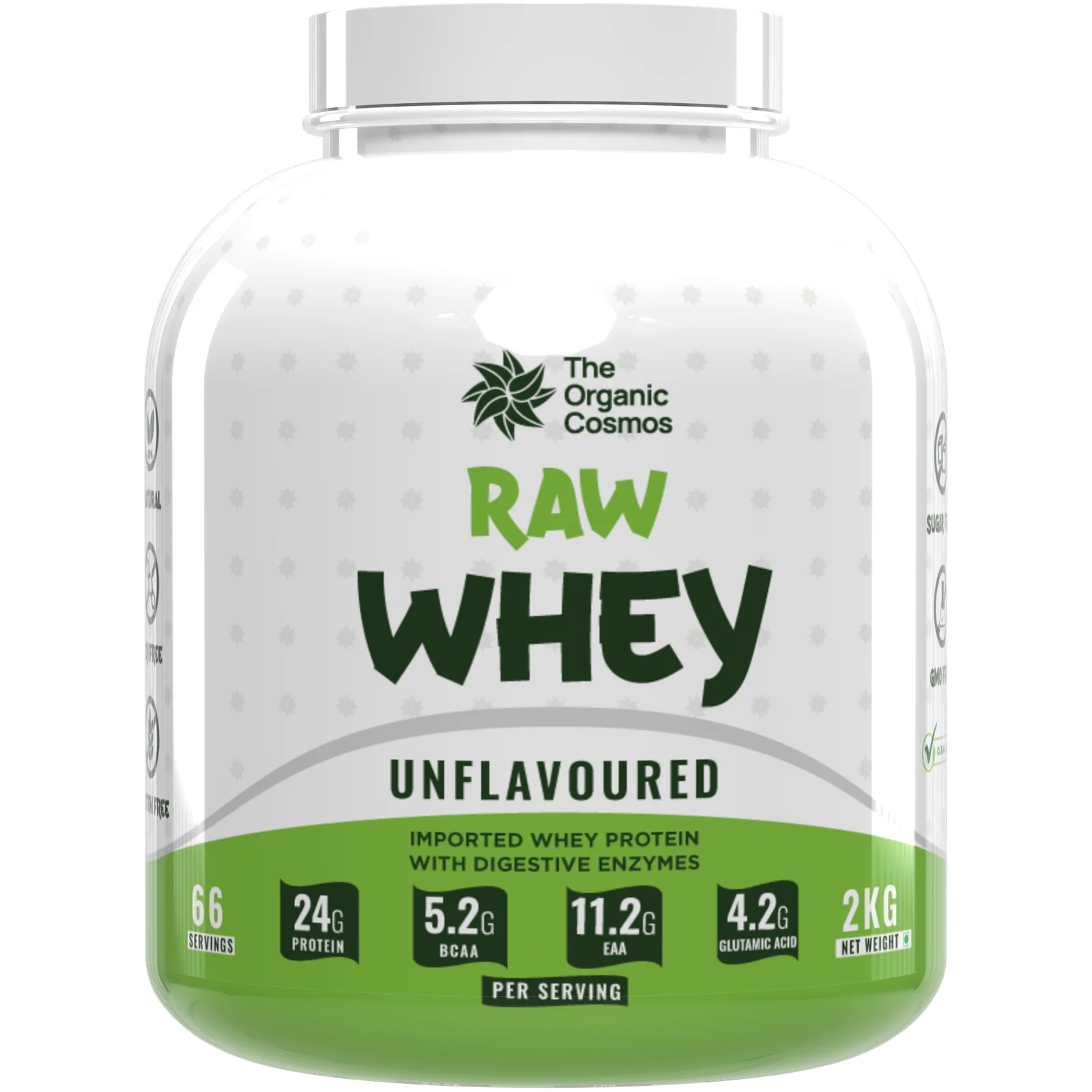 The Organic Cosmos Raw Whey 2kg