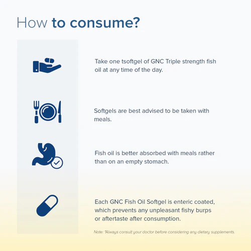 GNC Triple Strength Fish oil