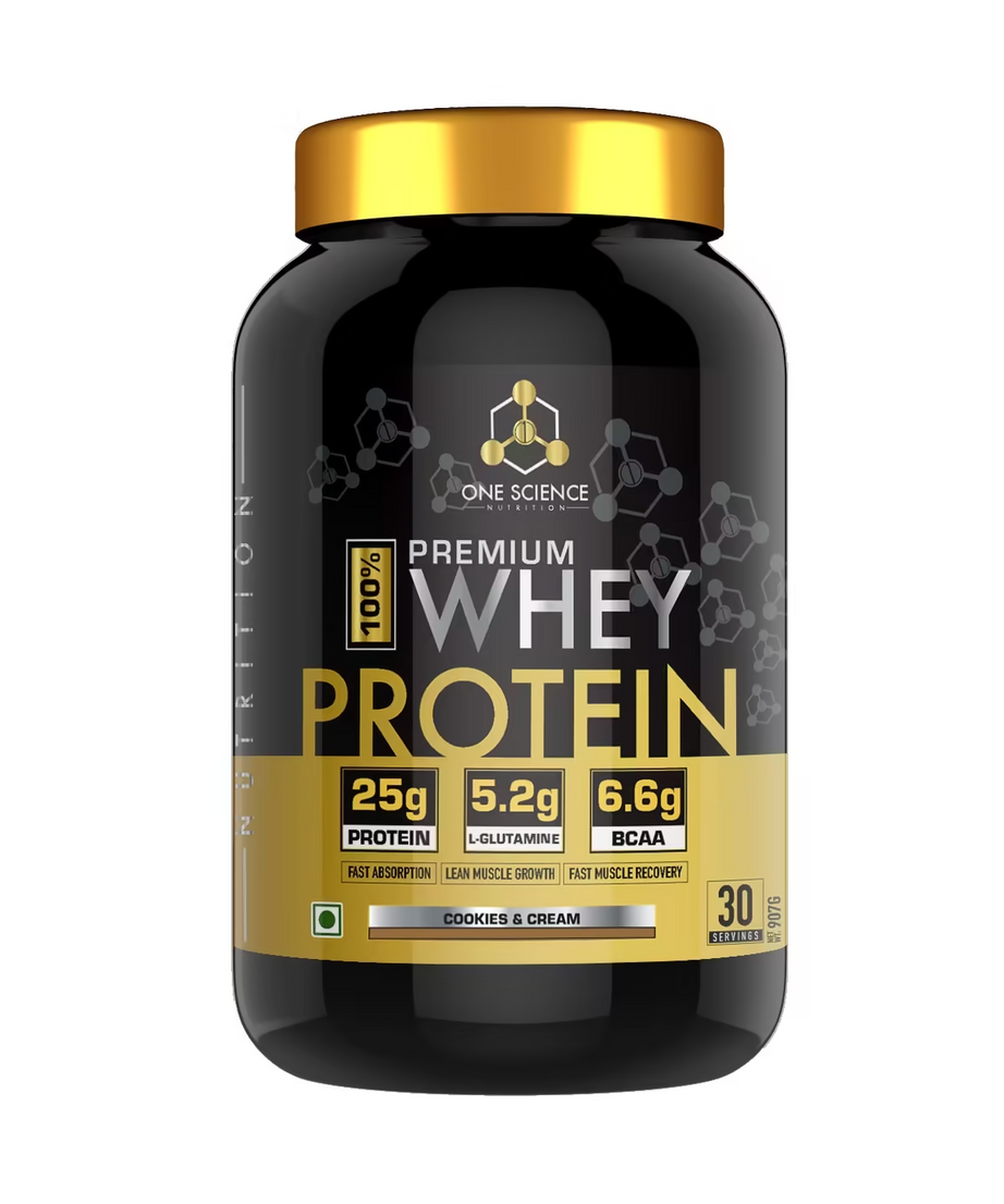 One Science Nutrition 100% Premium Whey Protein 907g