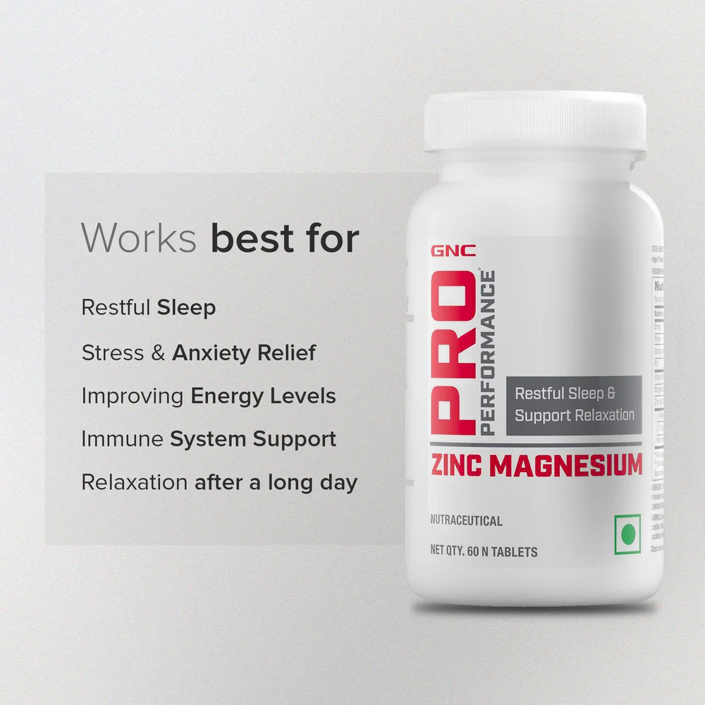 Gnc Pro Performance Zinc Magnesium