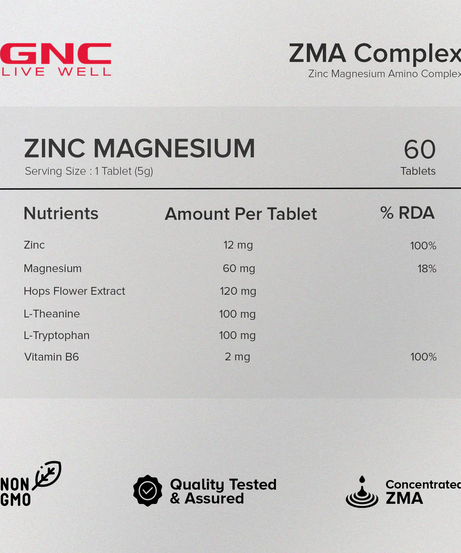 Gnc Pro Performance Zinc Magnesium