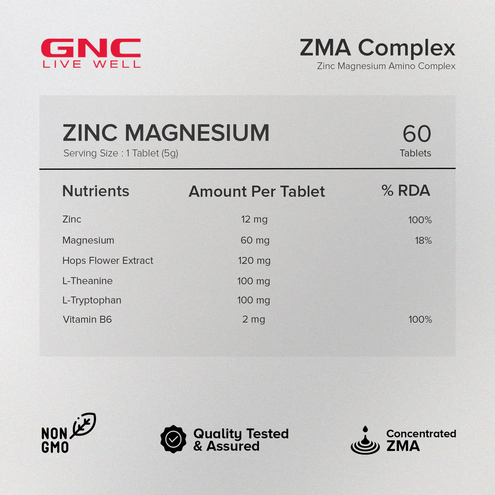 Gnc Pro Performance Zinc Magnesium