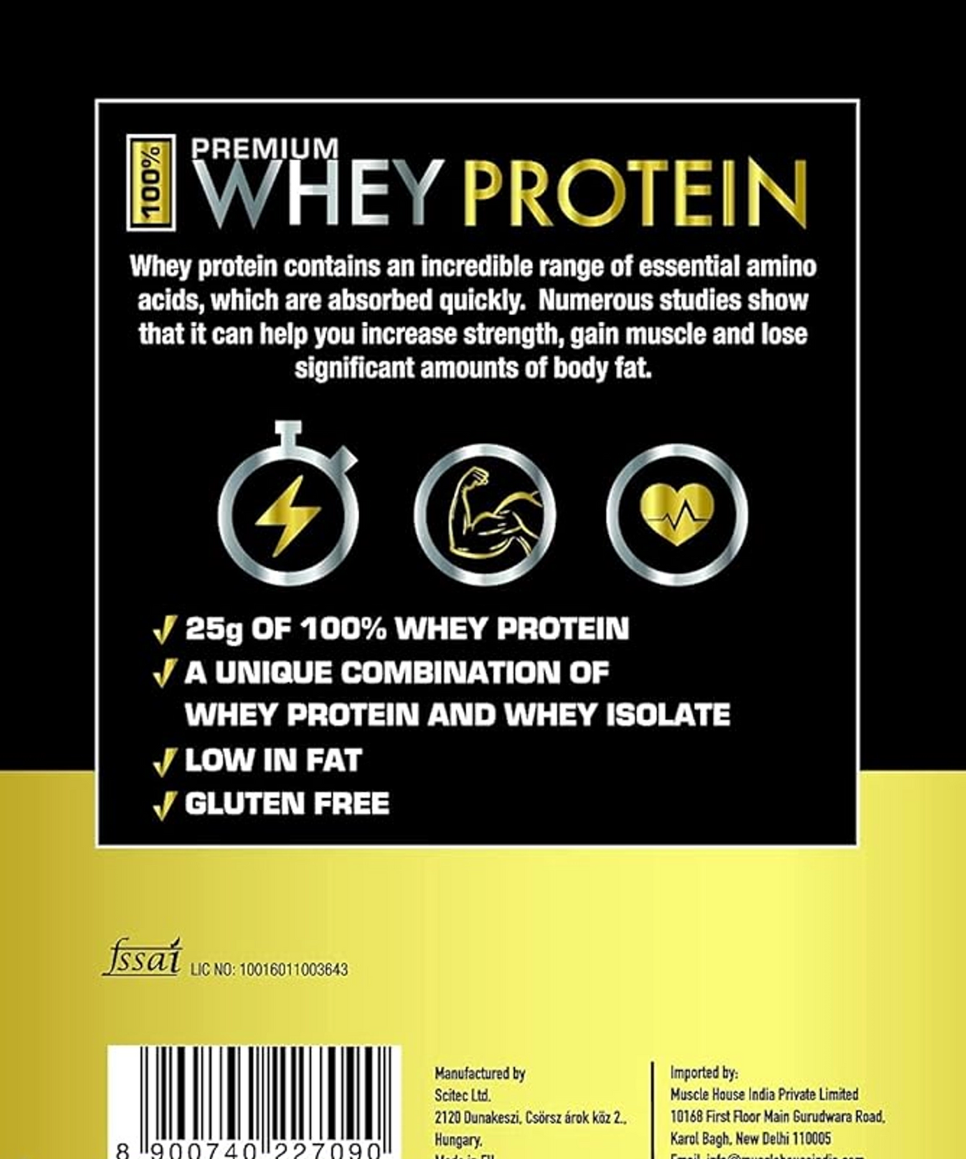 One Science Nutriton 100% Premium Whey Protein Rich 2.27kg