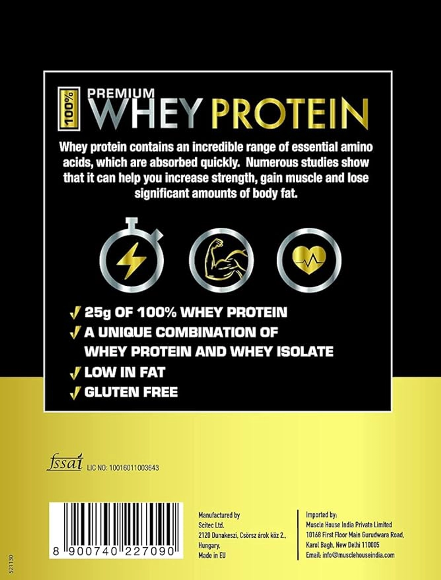 One Science Nutriton 100% Premium Whey Protein Rich 2.27kg