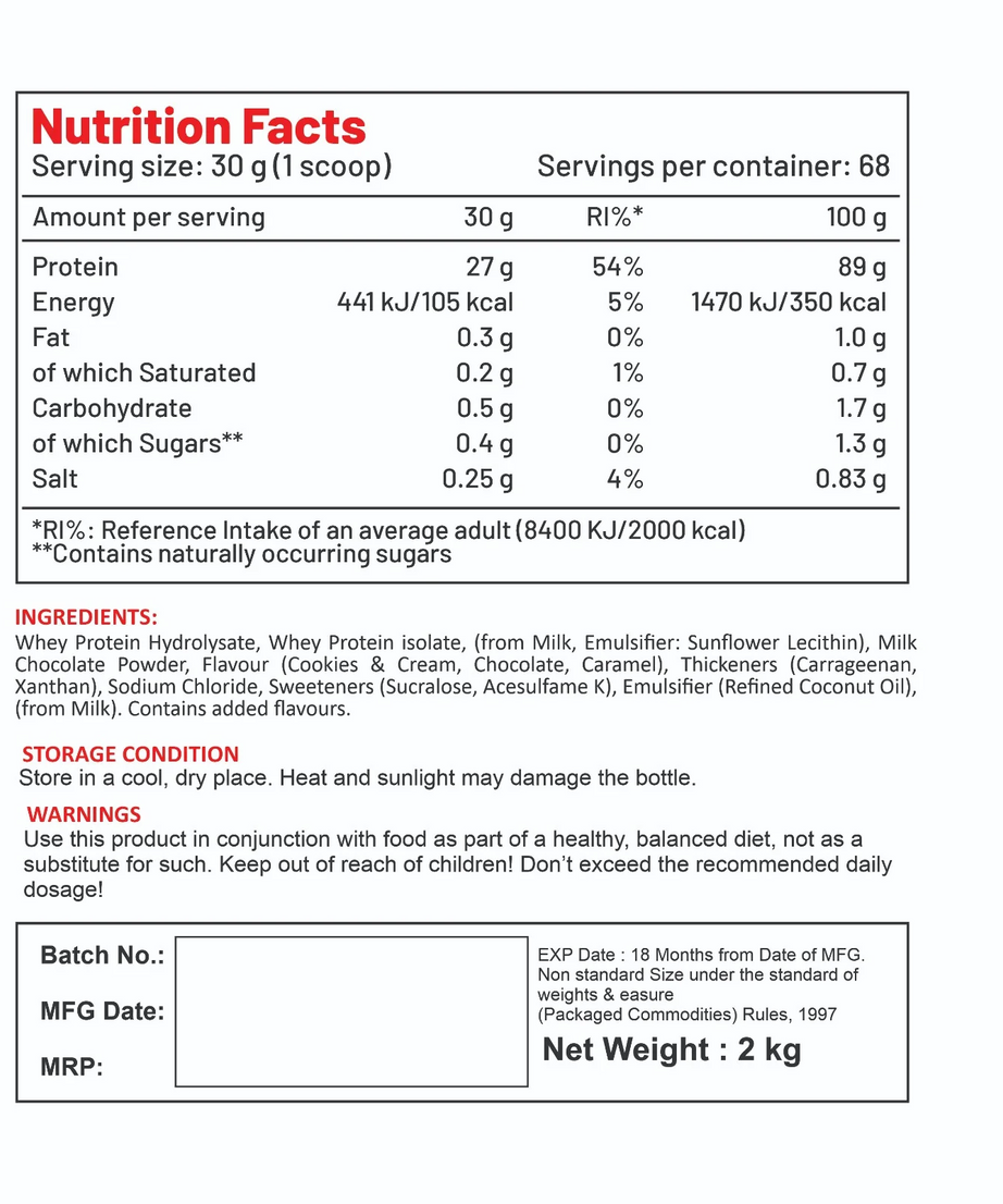 Muscle Gear Iso Whey 4kg