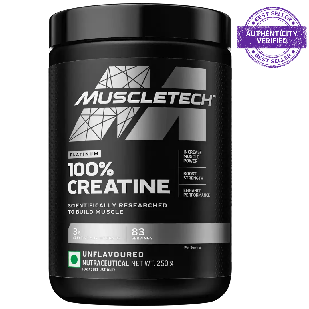 MuscleTech Platinum 100% Creatine Powder 250g Unflavoured