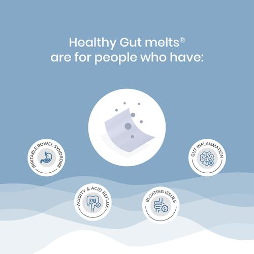 Wellbeing Nutrition Melts Into Healthy Gut 10B CFU Probiotics + Enzymes 30strips