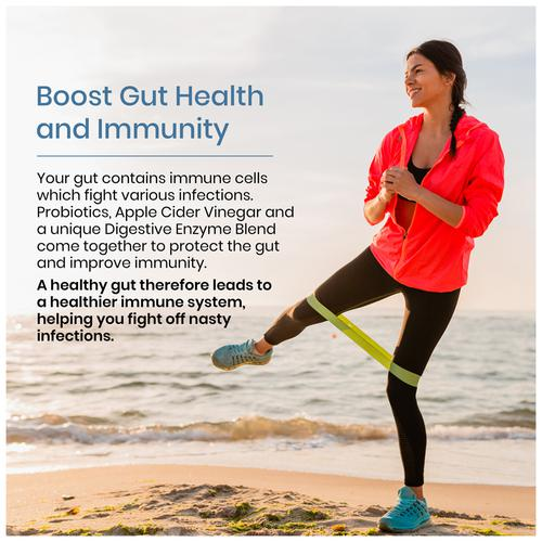 Wellbeing Nutrition Melts Into Healthy Gut 10B CFU Probiotics + Enzymes 30strips