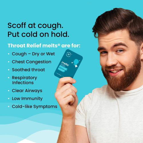 Wellbeing Nutrition Melts Into Throat Relief 30strips