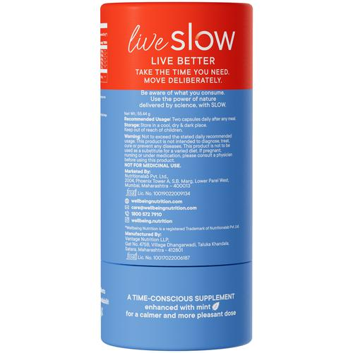 Wellbeing Nutrition Slow High Strength Omega-3 4X Fish Oil