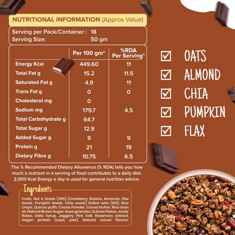 Health Ninja Muesli Crispy & Yummy 900g