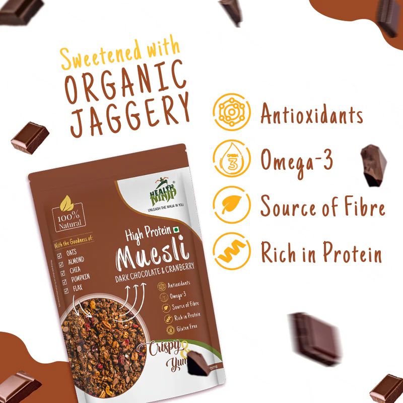 Health Ninja Muesli Crispy & Yummy 900g