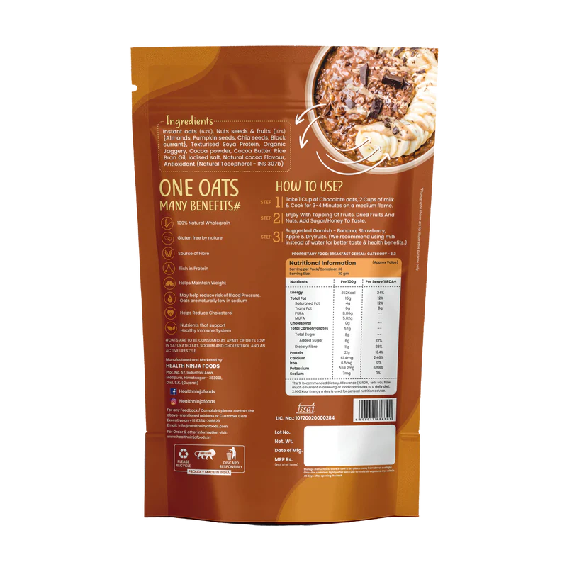Health Ninja Oats Crispy & Yummy 900g