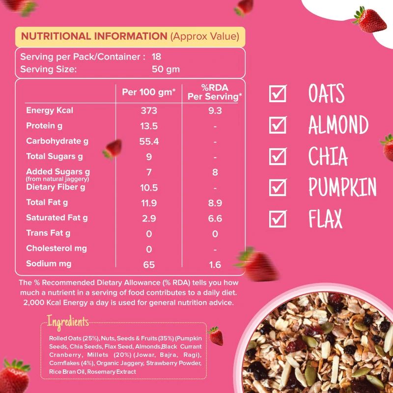 Health Ninja Muesli Crispy & Yummy 900g