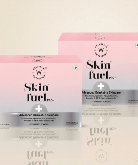 Wellbeing Nutrition Skin Fuel Strawberry Flavour 28servings