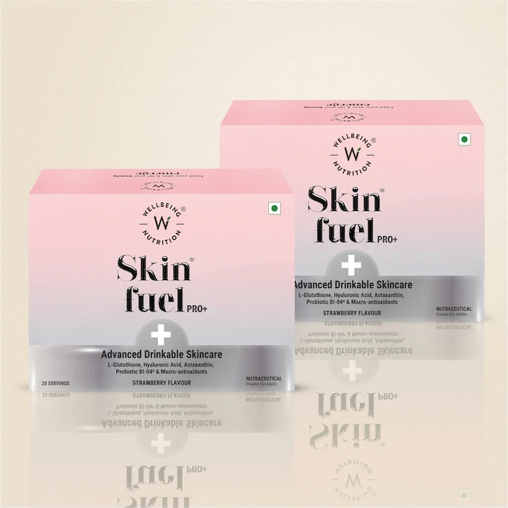 Wellbeing Nutrition Skin Fuel Strawberry Flavour 28servings