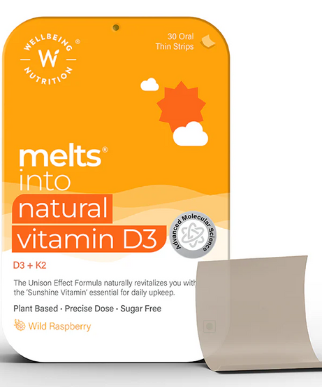 Wellbeing Nutrition Natural Vitamin D3 30strips