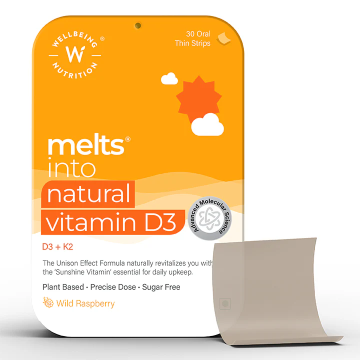 Wellbeing Nutrition Natural Vitamin D3 30strips