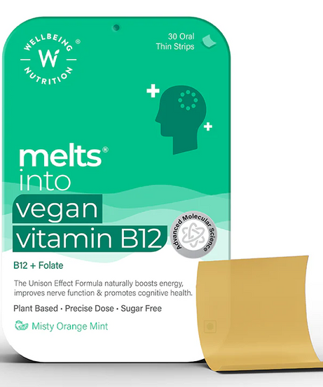 Wellbeing Nutrition Strips Vegan Vitamin B12 30servings