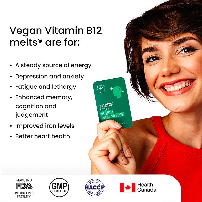Wellbeing Nutrition Strips Vegan Vitamin B12 30servings
