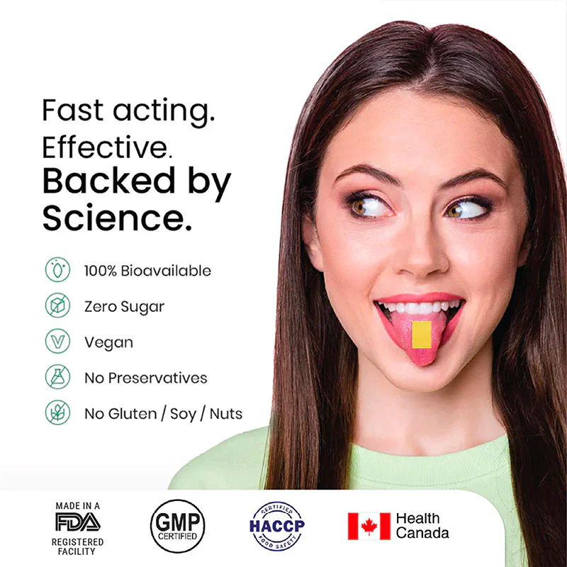 Wellbeing Nutrition Strips Vegan Vitamin B12 30servings