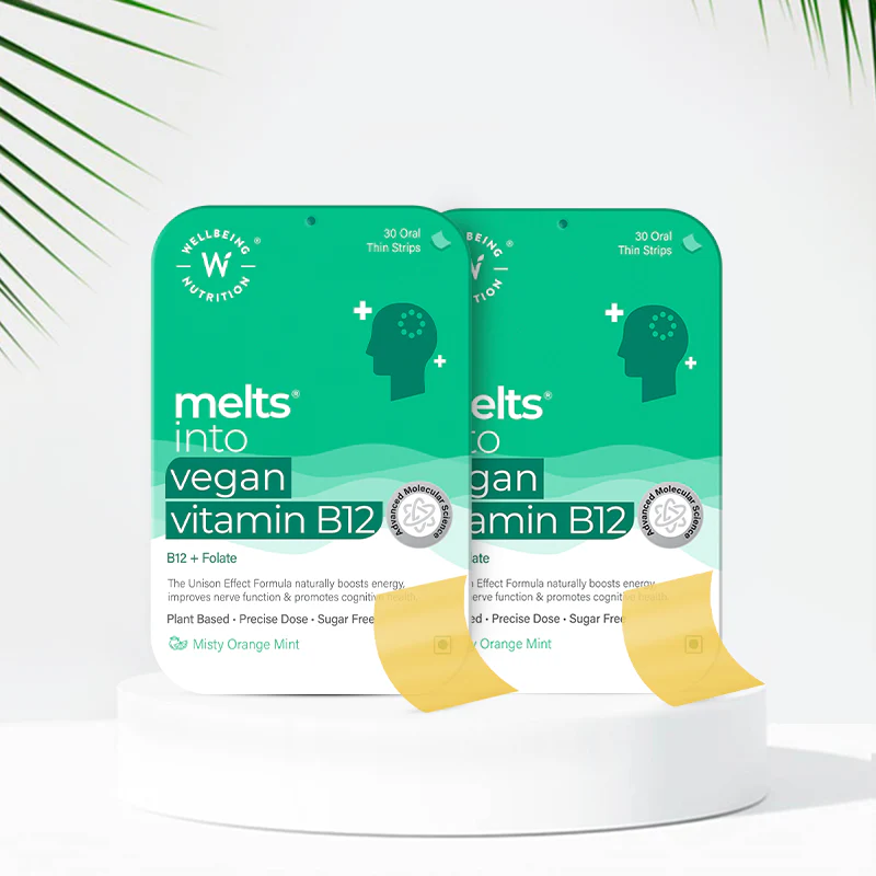 Wellbeing Nutrition Strips Vegan Vitamin B12 30servings