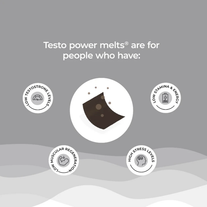 Wellbeing Nutrition Melts Into Testo Power Testofen + Himalayan Shilajit 30strips
